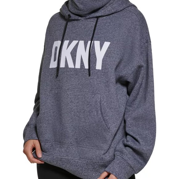 NWT DKNY Sport Women's Pullover Funnel Neck Hoodie Multicolor XS-XL $70 6C089 - Picture 5 of 7
